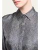 Gabriela Hearst Jane Herringbone Print Silk Belted Midi Shirtdress - 5