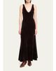 Gabriela Hearst Lady Hall Cashmere-Silk Plush Knit Maxi Slip Dress - 4