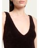 Gabriela Hearst Lady Hall Cashmere-Silk Plush Knit Maxi Slip Dress - 5