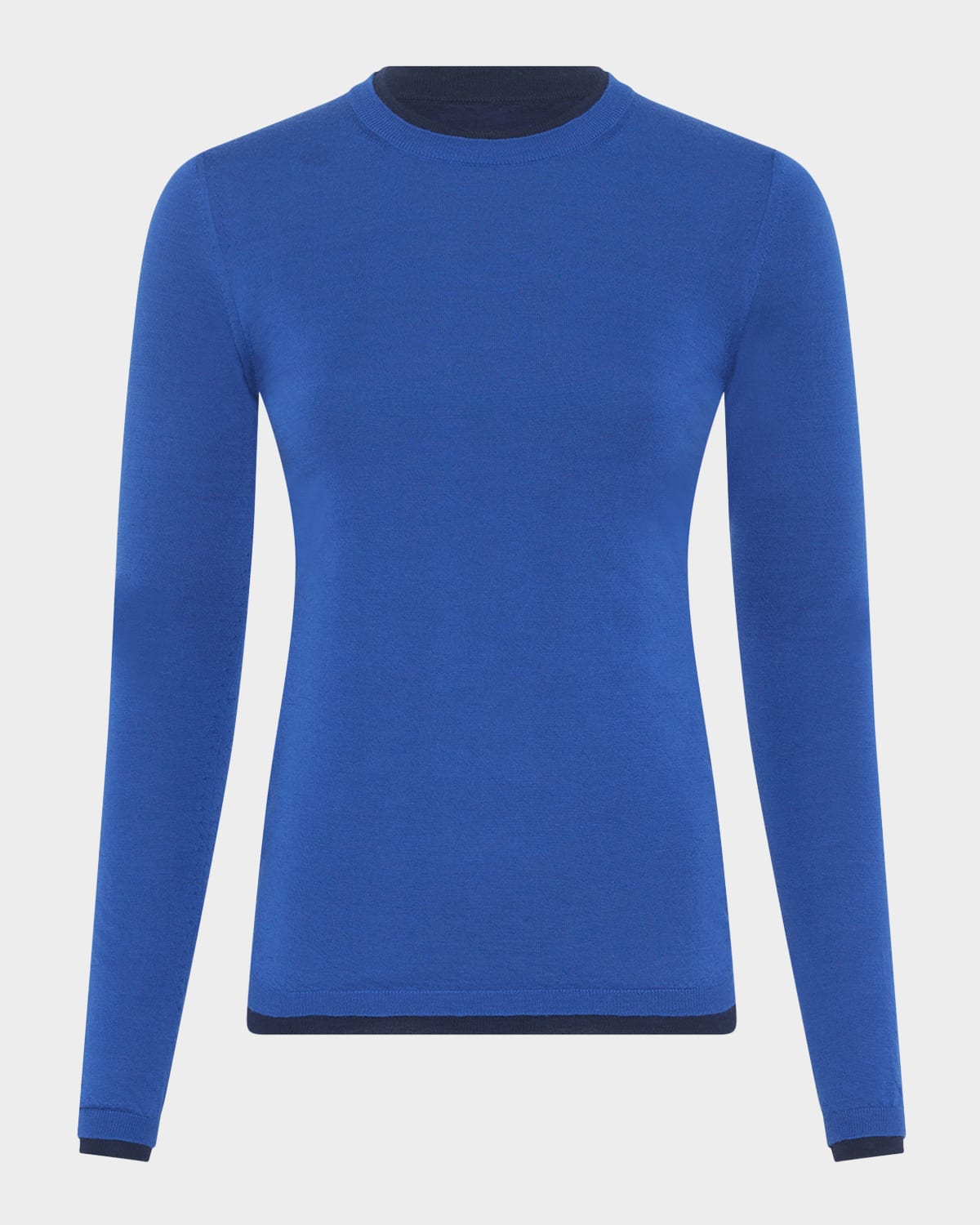 Gabriela Hearst Leif Layered Cashmere Crewneck Sweater