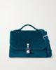 GABRIELA HEARST Leonora small suede top-handle bag - 1