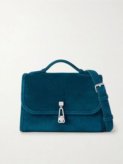 GABRIELA HEARST Leonora small suede top-handle bag
