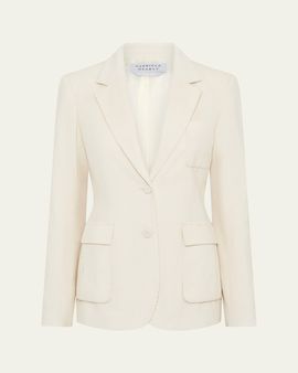 Gabriela Hearst Louisa Corduroy Single-Breasted Blazer