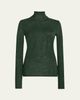 Gabriela Hearst May Rib Knit Wool-Cashmere Turtleneck Sweater - 1