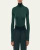 Gabriela Hearst May Rib Knit Wool-Cashmere Turtleneck Sweater - 2