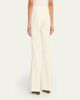 Gabriela Hearst Rhein Flare-Leg Virgin Wool Pants - 4