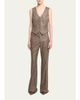 Gabriela Hearst Rhein Houndstooth Flared Pants - 2