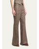 Gabriela Hearst Rhein Houndstooth Flared Pants - 4