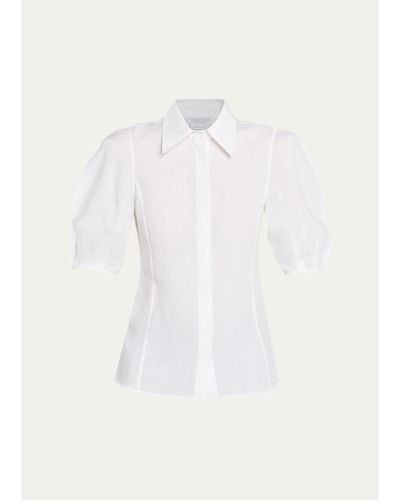 Gabriela Hearst Sansi Linen Shirt