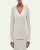 Gabriela Hearst Vesper V-Neck Cashmere Sweater - 2