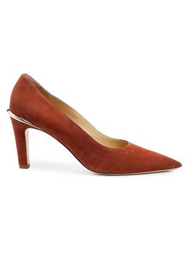 Gabriela Hearst Women's Aura 75MM Suede Pumps