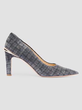 Gabriela Hearst Women's Edwina 75MM Bouclé-Effect Leather Pumps