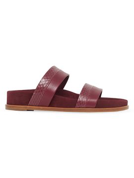 Gabriela Hearst Women's Low Striker Leather Sandals