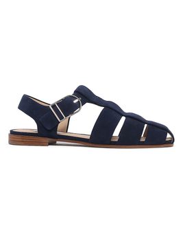 Gabriela Hearst Women's Lynn Suede Flat Sandals