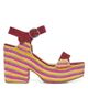 Gabriela Hearst Women's Sardis 100MM Stripe Platform Sandals - 1