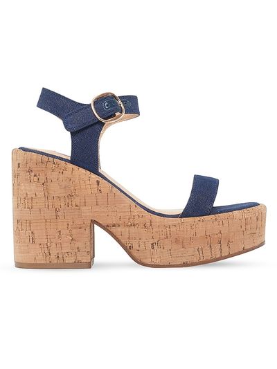 Gabriela Hearst Women's Sardis 110MM Denim Platform Sandals