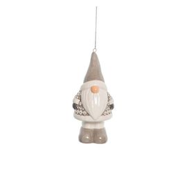 Gallerie II Gallerie II Beige Gnome 3d Two Sided Christmas Tree Ornament 