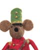 Gallerie II Gallerie II Festive Christmas Fabric Drummer Mouse Decorative Soft Figurine for XMAS Winter Holidays - 2
