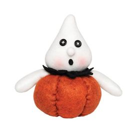 Gallerie II Gallerie II Ghost Pumpkin Small Decorative Halloween Cute Figurine 5" x 7"