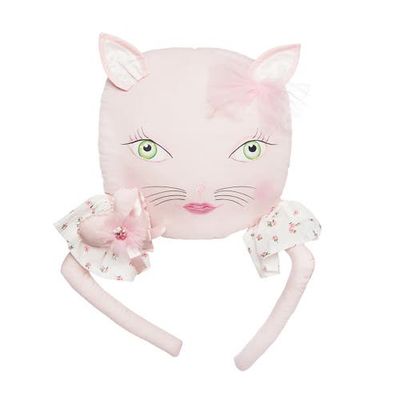 Gallerie II Gallerie II Koko Zombinaland Cat with Whiskers Spring Summer Decorative Soft Figurine Pillow