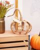Gallerie II Gallerie II Medium Cattail Grass Pumpkin Figurine - 5
