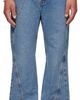 Gallery Dept. Gallery Dept. Blue Twisted Wide Leg Jeans - 1