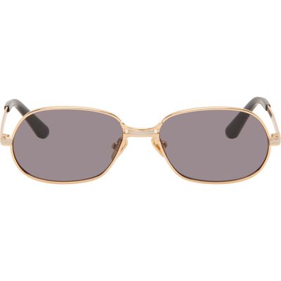 Gallery Dept. Gallery Dept. Gold 'October 12, 2001' Sunglasses