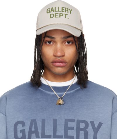 Gallery Dept. Gallery Dept. Gray GD Logo Trucker Cap