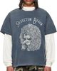 Gallery Dept. Gallery Dept. Gray Skeleton Beach Grit T-shirt - 1