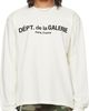 Gallery Dept. Gallery Dept. Off-White French Logo Lux Long Sleeve T-shirt - 1