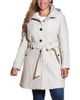 Gallery Gallery Belted Hooded Coat - 1