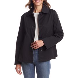 Gallery Gallery Button Front Water Resistant Raincoat