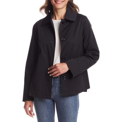 Gallery Gallery Button Front Water Resistant Raincoat