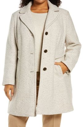 Gallery Gallery Notch Collar Tweed Coat