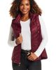 Gallery Gallery Quilted Water Resistant Vest with Removable Hood - 4