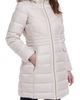 Gallery Gallery Water Resistant Puffer Coat with Faux Fur Trim Removable Hood - 3