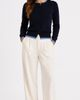 Gallery Seven Gallery Seven Wool Blend Contrast Trim Button Cardigan - 2