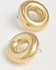 Galley Los Angeles Galley Los Angeles Avalon Earrings Stainless Steel Plated/Gold One - 4