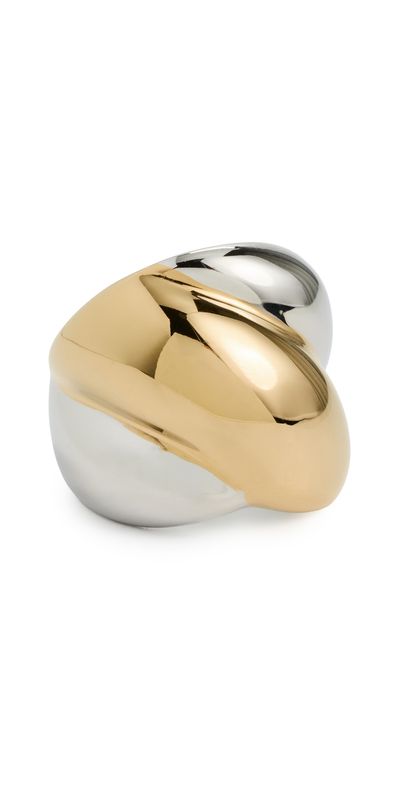 Galley Los Angeles Galley Los Angeles Berkely Ring Stainless Steel Plated/Gold