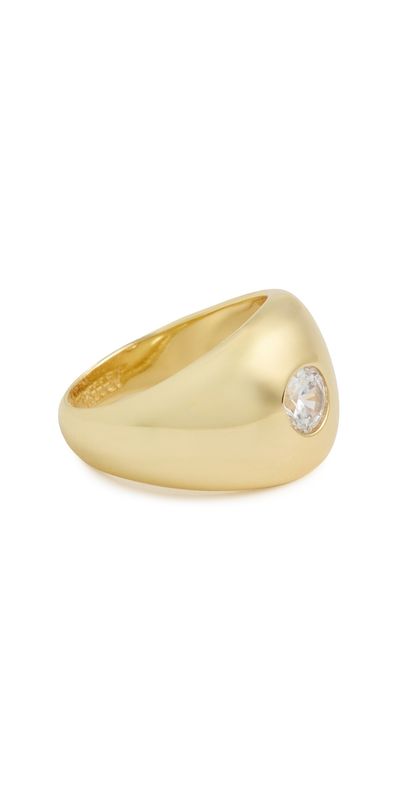 Galley Los Angeles Galley Los Angeles Kelsey Pinky Ring Sterling Silver Plated/Gold