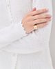 Galley Los Angeles Galley Los Angeles Kelsey Pinky Ring Sterling Silver Plated/Gold - 3