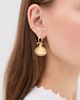 Galley Los Angeles Galley Los Angeles Mabelle Earrings Stainless Steel Plated/Gold One - 3