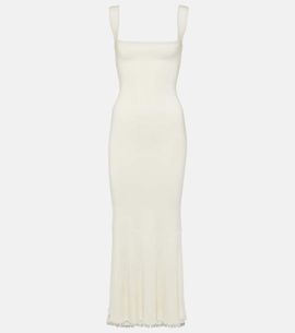 Galvan Galvan Atalanta beaded midi dress