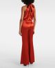 Galvan Galvan Atruvia satin wide-leg pants - 3