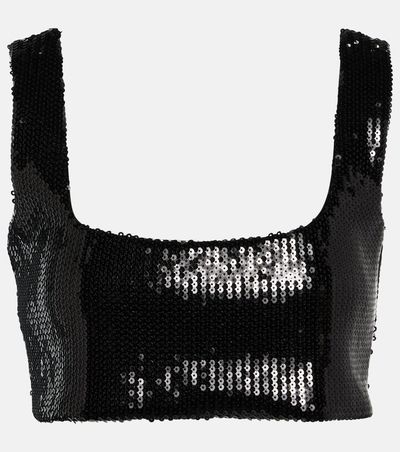 Galvan Galvan Beating Heart sequin top