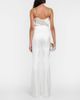 Galvan Galvan Bridal Sculpted satin flared pants - 3
