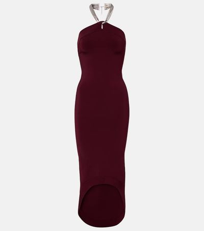 Galvan Galvan Halterneck midi dress