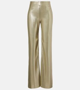 Galvan Galvan High-rise wide-leg pants