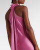 Galvan Galvan Pandora satin maxi dress - 6