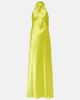 Galvan Galvan Portico halterneck satin gown - 1